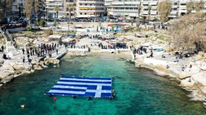 Mikrolimano waterfront in Piraeus, Athens