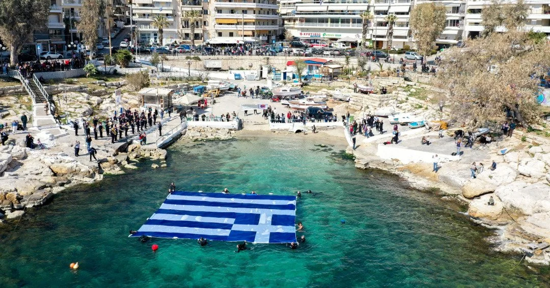 Mikrolimano waterfront in Piraeus, Athens