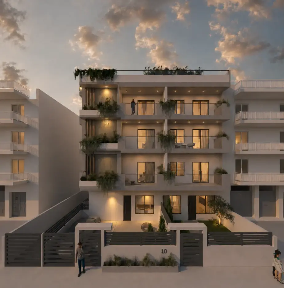 Project Arch 10 ST-039 building exterior for a Greece Golden Visa conversion project