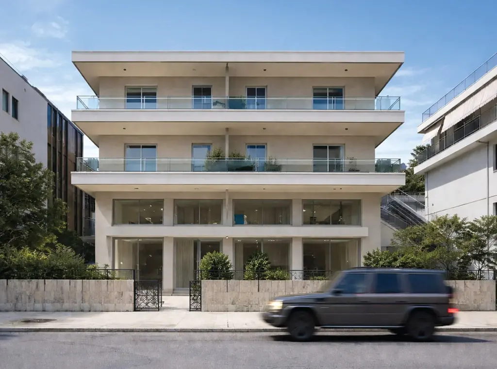 Proyecto Ioniaka ST-030 - exterior del edificio
